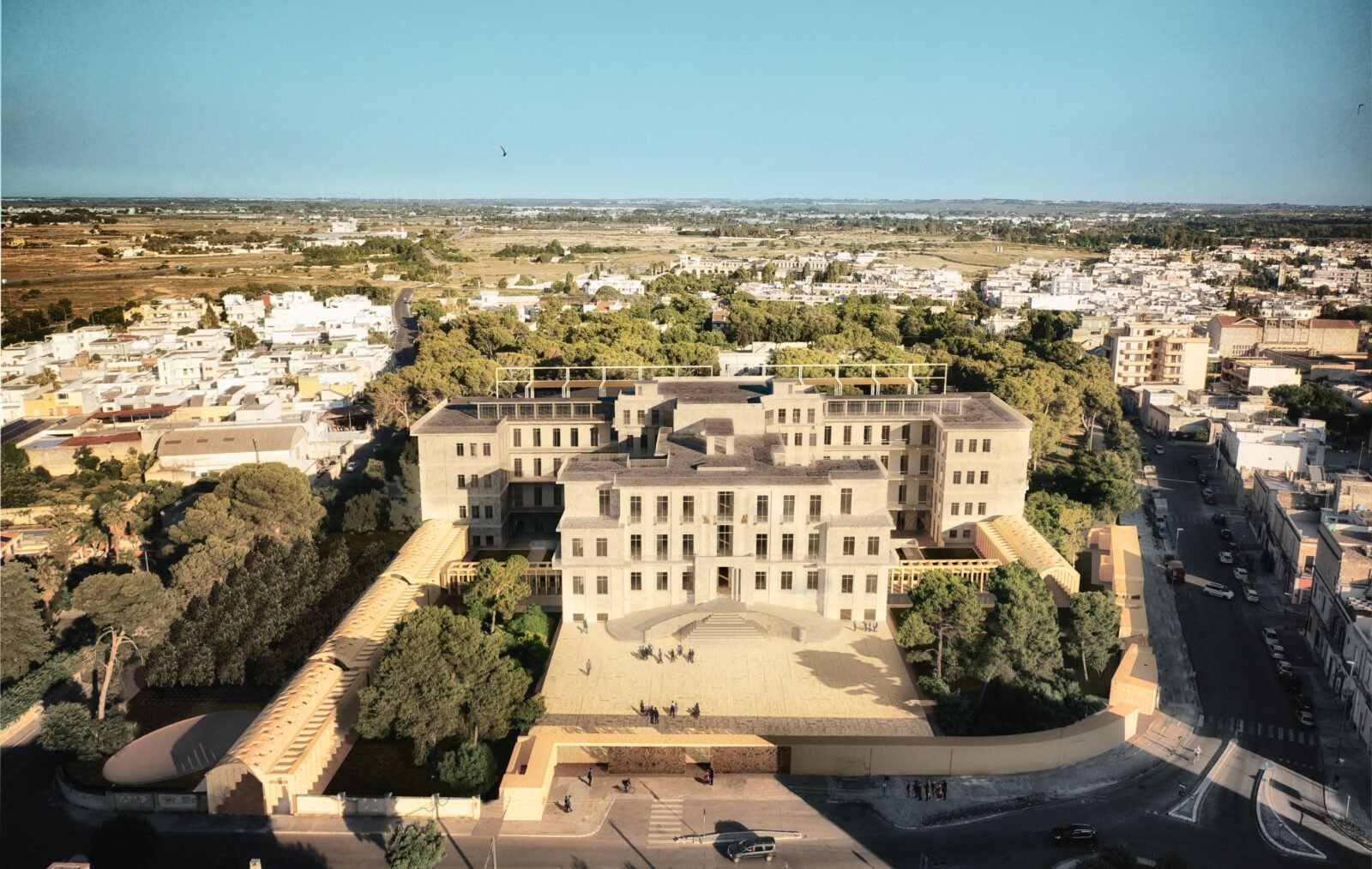 Rigenerazione dell'ex Galateo di Lecce, render